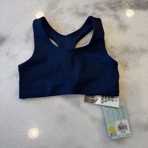 DSG Aspire Sports‎ Bra Girls XS University Navy Racerback Keyhole Activewear